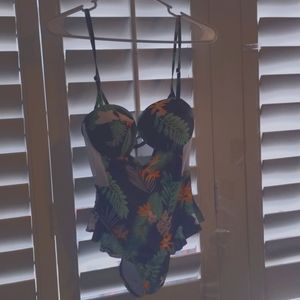 Large New Multicolor Bikini One piece